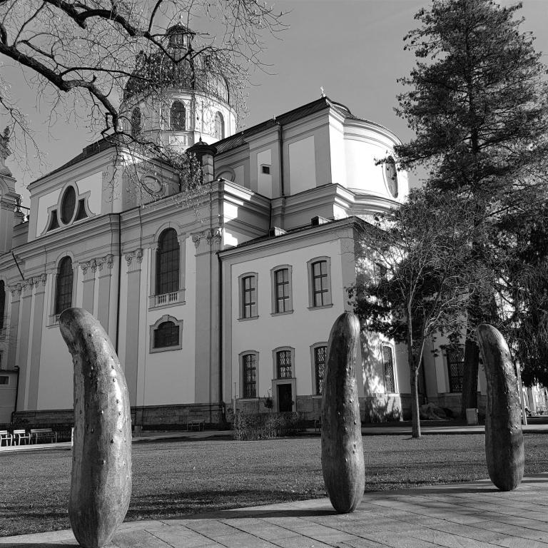 Blick auf Kollegienkirche